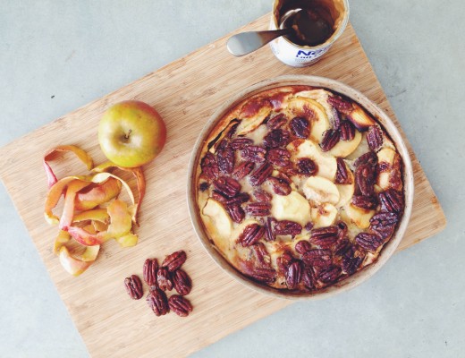 my little spoon clafoutis pomme