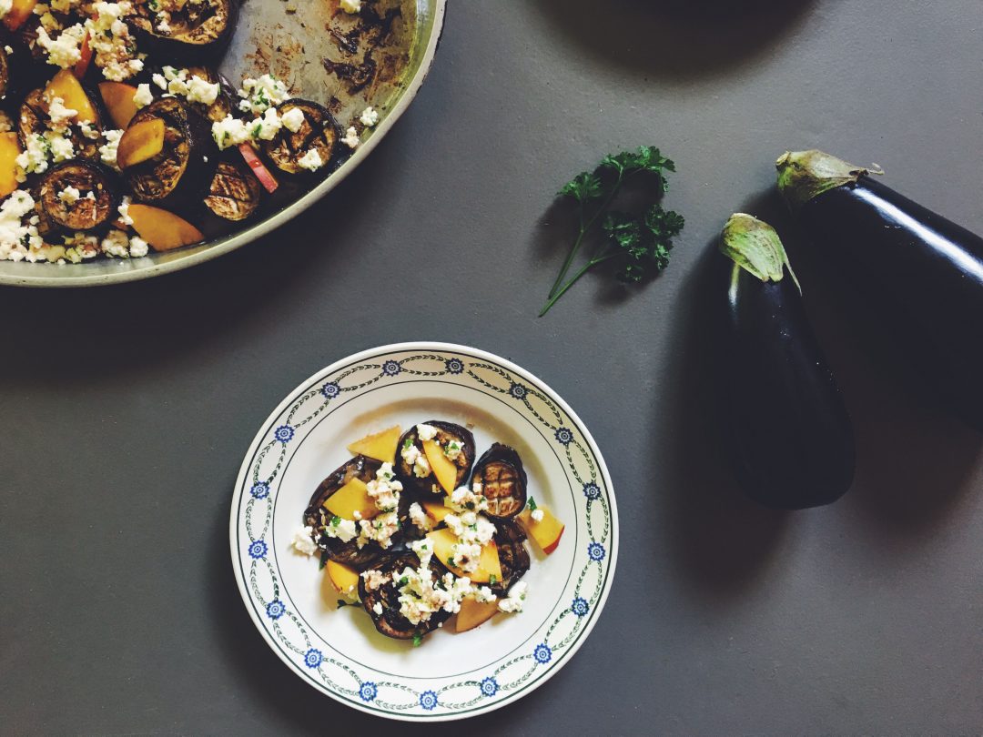salade aubergine feta my little spoon