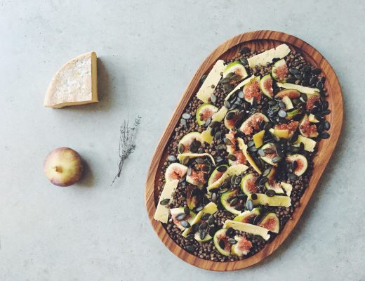 salade lentilles figues tommes